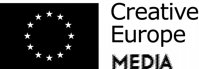 creative europe media black logo